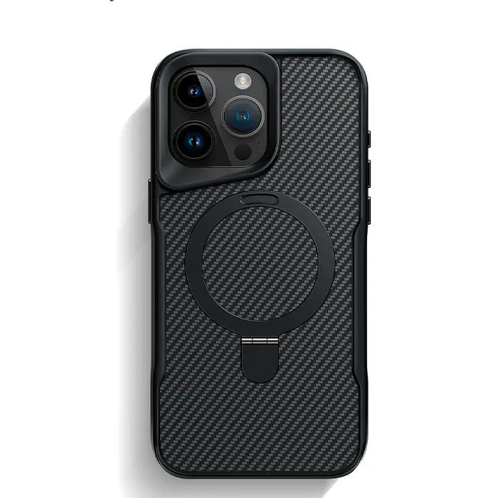 Carbon Prime Magnetic Stand Case for iPhone