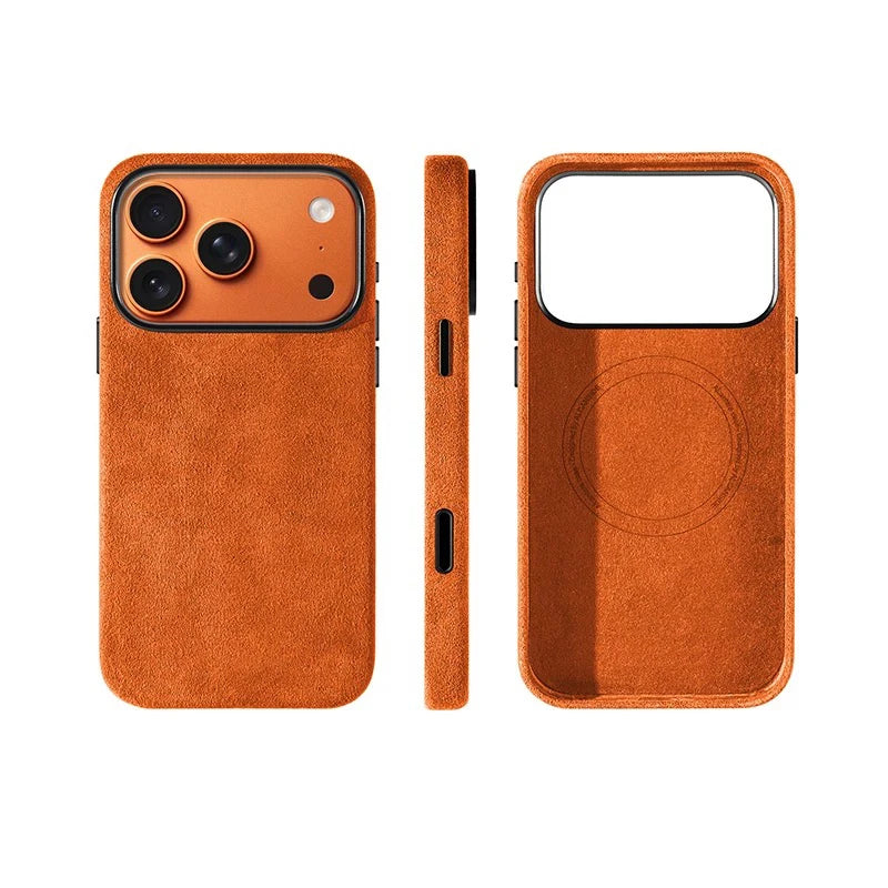 iPhone Case with Genuine Italian Alcantara