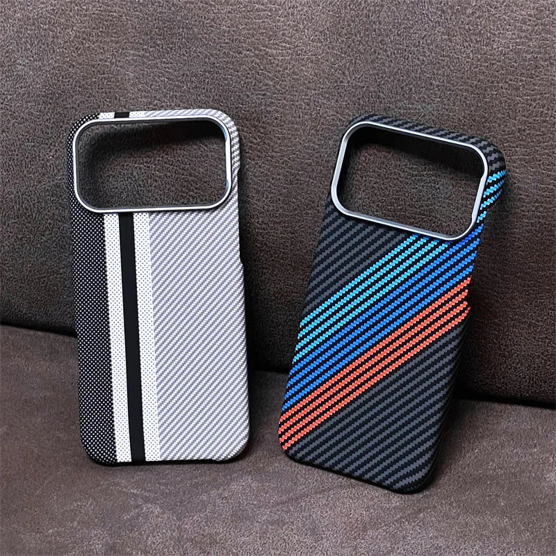 Carbon Fiber Premium Case Gray for iPhone