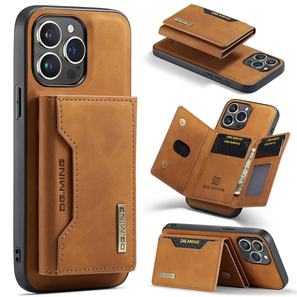 Magnetic Wallet Case for iPhone