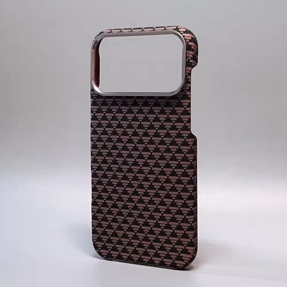 Carbon Fiber Premium Case Copper Pattern for iPhone