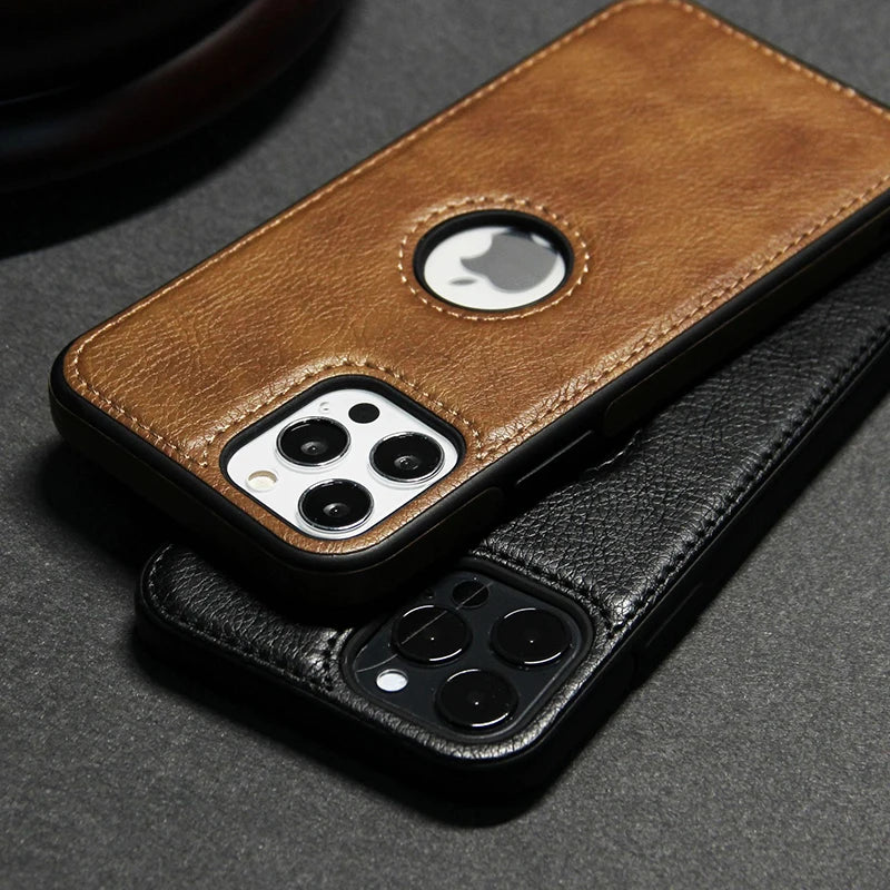 Slim Leather Case for iPhone