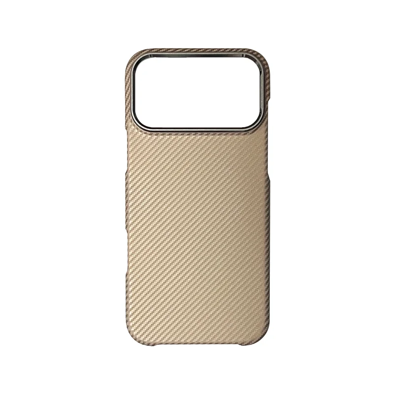 Carbon Fiber Premium Case Gold for iPhone