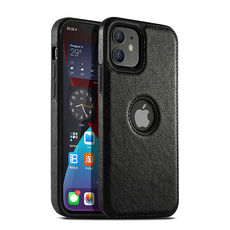 Slim Leather Case for iPhone