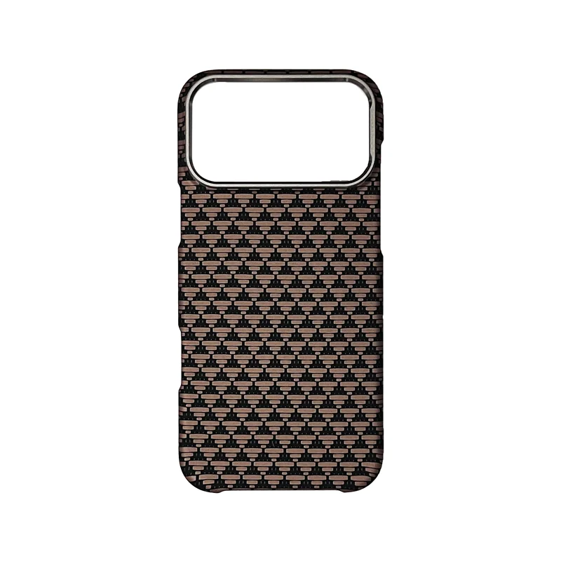 Carbon Fiber Premium Case Copper Pattern for iPhone