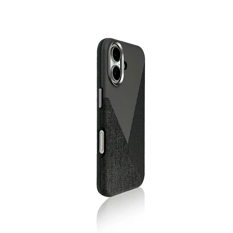Leather and Carbon Fiber Case for iPhone